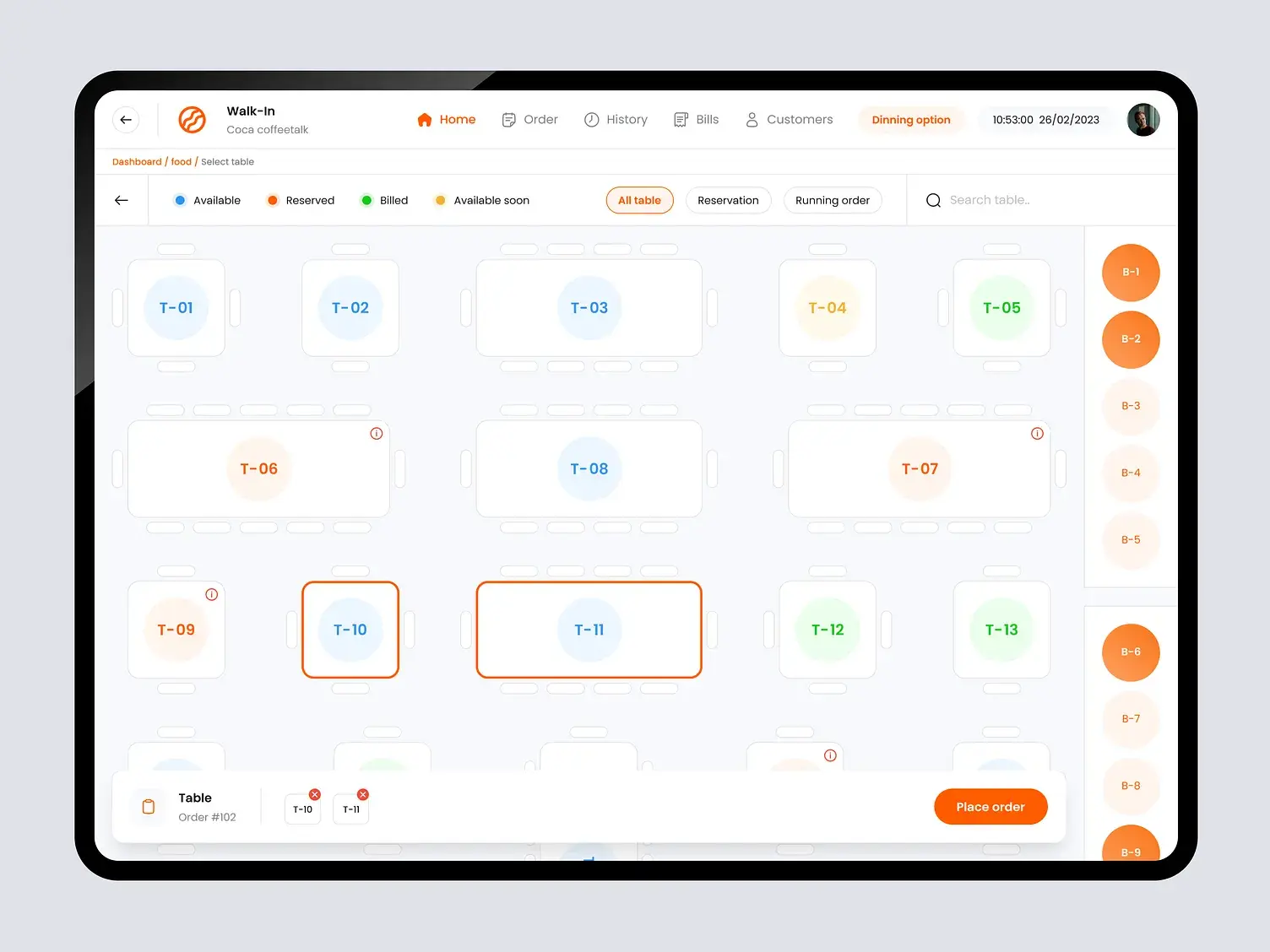 Restaurant POS project preview